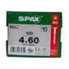 Tornillos Spax Universal 4 X 60 Caja Con 100 Piezas T20