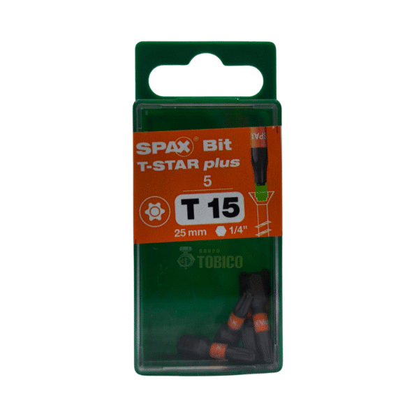 Punta Para Tornillos Spax T15 X 25mm T-star Plus (5 Pieza) - Imagen 5