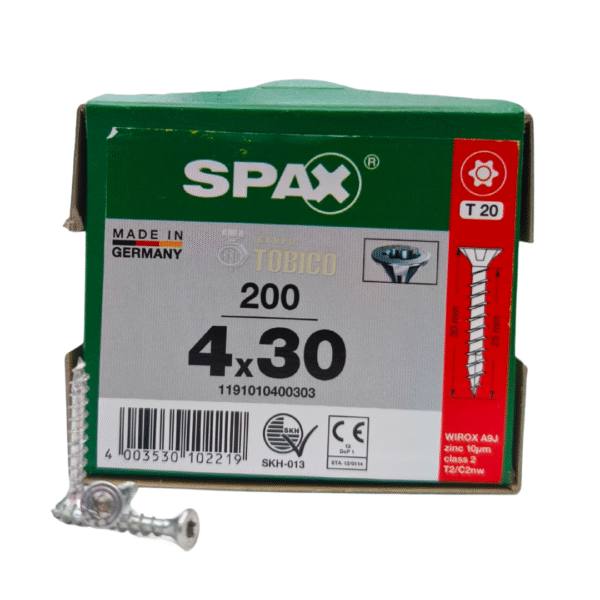 Tornillo Spax Universal 4 X 30 Caja Con 200 Piezas T20 - Imagen 5