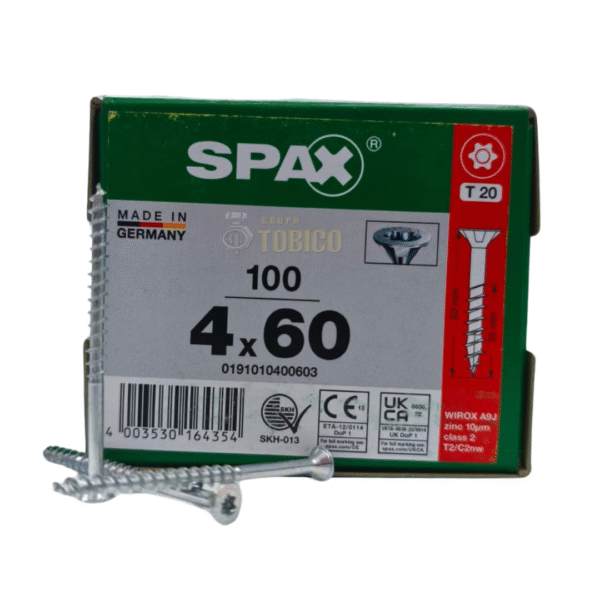 Tornillos Spax Universal 4 X 60 Caja Con 100 Piezas T20 - Imagen 3