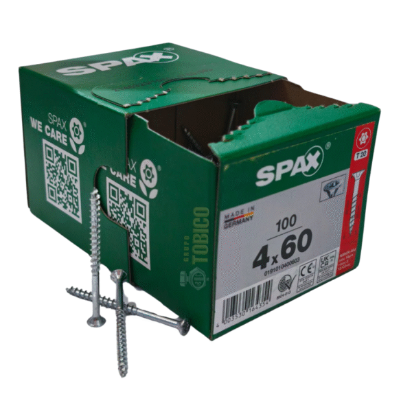Tornillos Spax Universal 4 X 60 Caja Con 100 Piezas T20 - Imagen 4