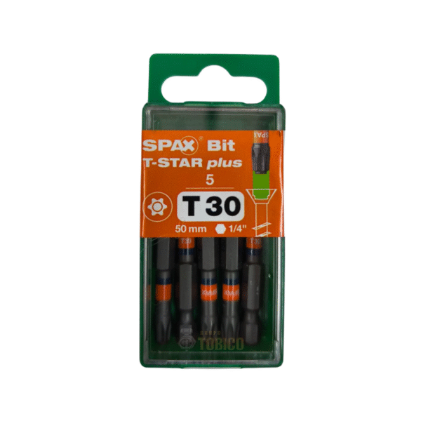 Punta Para Tornillos Spax T30 X 50mm T-star Plus (5 Pieza)
