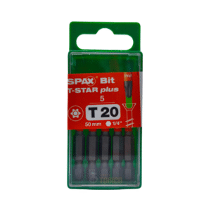Punta Para Tornillos Spax T20 X 50mm T-star Plus (5 Pieza)