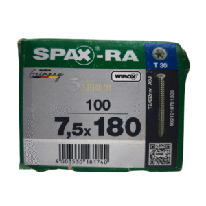 Tornillos Spax Ra 7.5 X 180mm P/ Concreto No Necesita Taquete