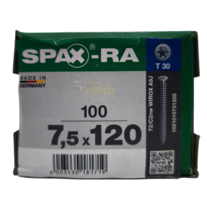 Tornillos Spax Ra 7.5 X 120mm P/ Concreto No Necesita Taquete