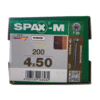 Tornillos Spax-m 4 X 50 Caja de 200 Tornillos Para Mdf