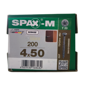 Tornillos Spax-m 4 X 50 Caja de 200 Tornillos Para Mdf