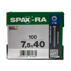 Tornillos Spax Ra 7.5 X 40mm P/ Concreto No Necesita Taquete