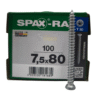 Tornillos Spax Ra 7.5 X 80mm P/ Concreto No Necesita Taquete - Imagen 2