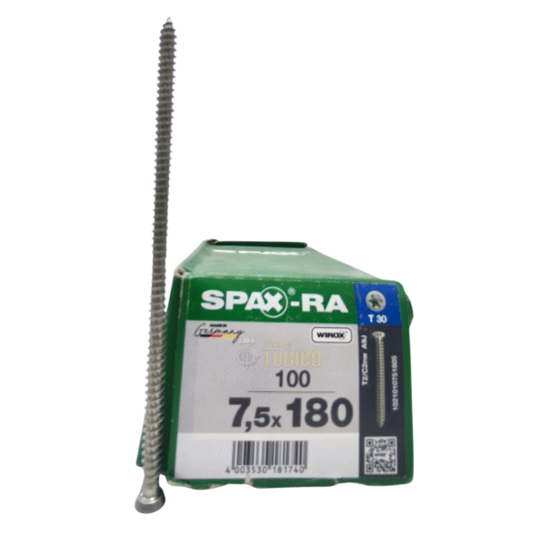 Tornillos Spax Ra 7.5 X 180mm P/ Concreto No Necesita Taquete - Imagen 2