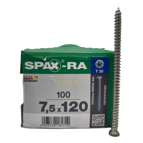 Tornillos Spax Ra 7.5 X 120mm P/ Concreto No Necesita Taquete - Imagen 2