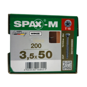 Tornillos Spax-m 3.5 X 50 Caja de 200 Tornillos Para Mdf