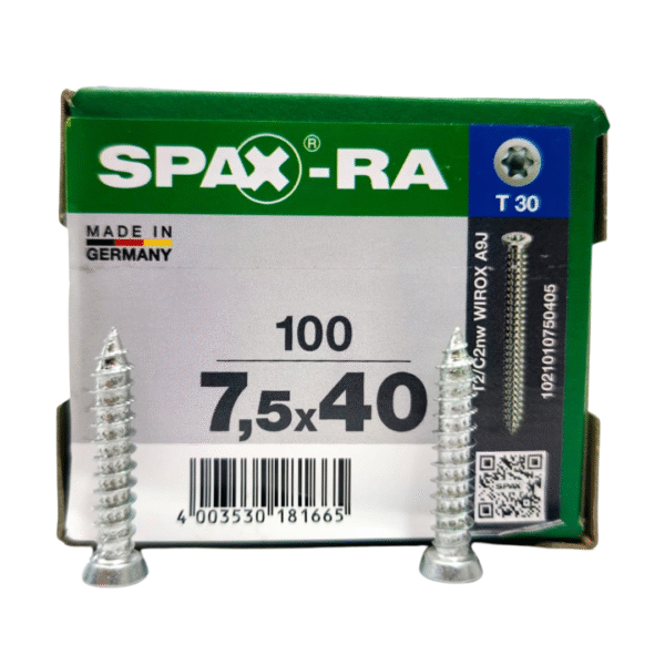 Tornillos Spax Ra 7.5 X 40mm P/ Concreto No Necesita Taquete - Imagen 2