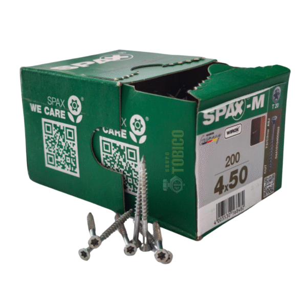 Tornillos Spax-m 4 X 50 Caja de 200 Tornillos Para Mdf - Imagen 6