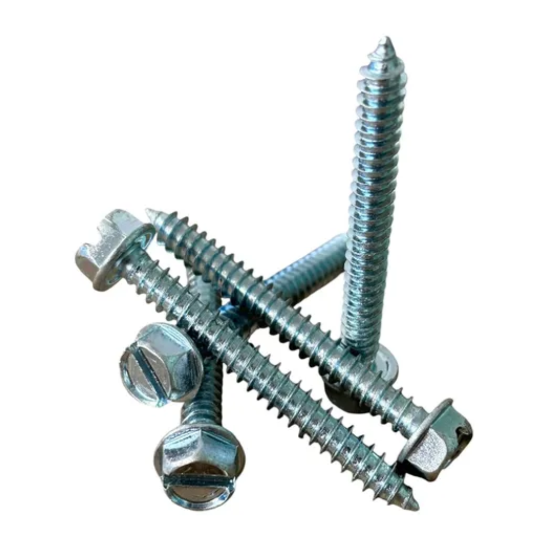 Pija Lamina Hexagonal Galvanizada Ranurada 1/4" Larga - Imagen 2